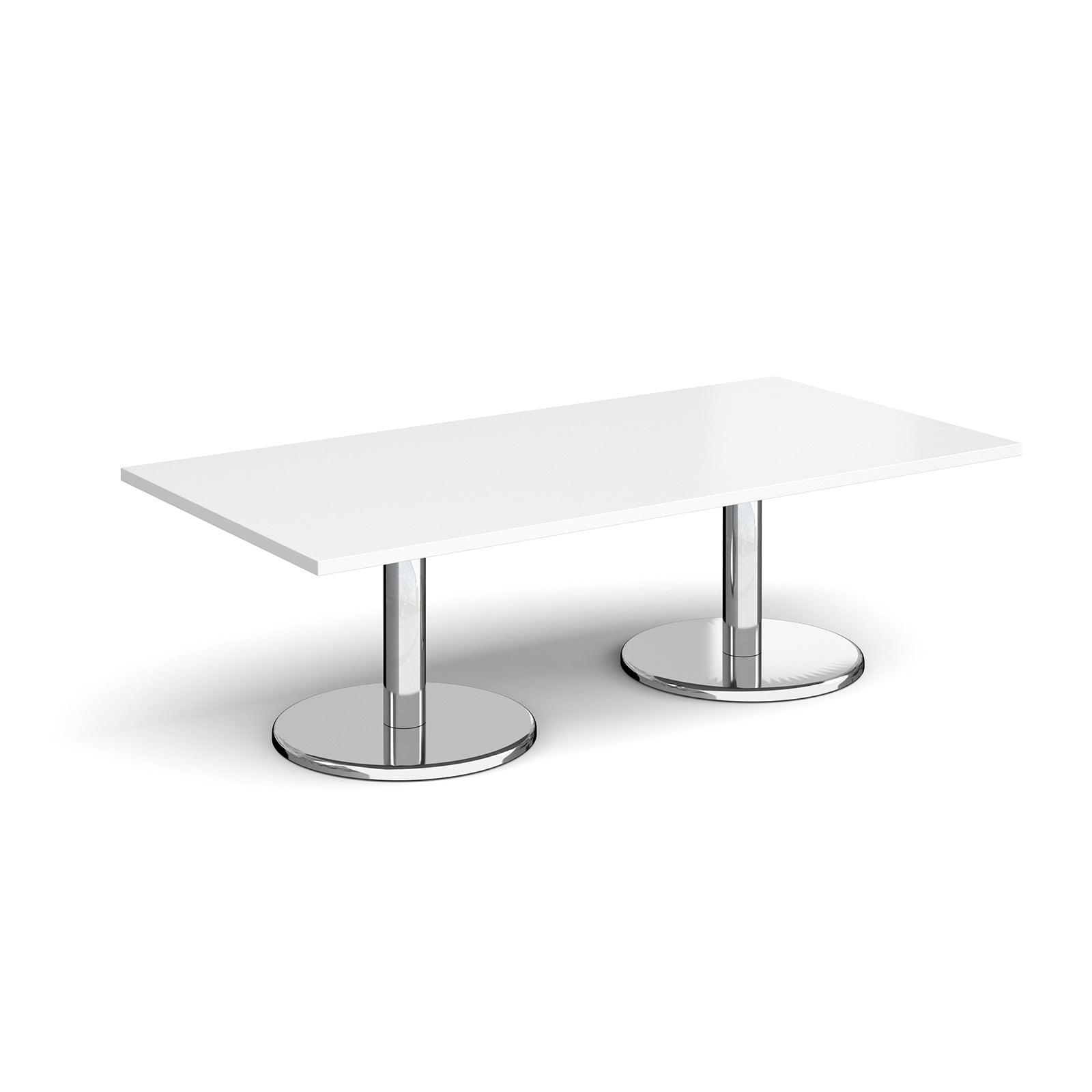 Pisa rectangular coffee table with round bases