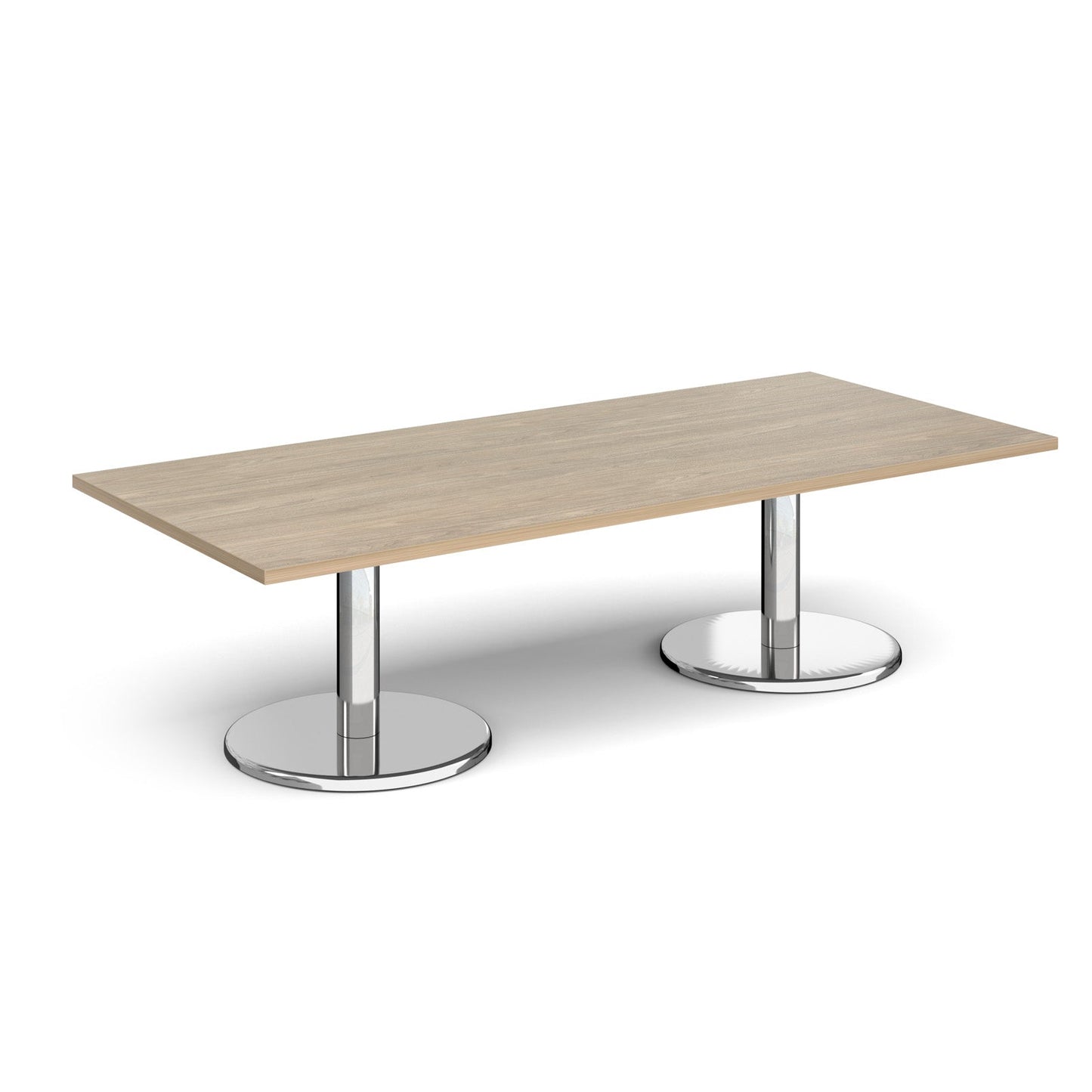 Pisa rectangular coffee table with round bases