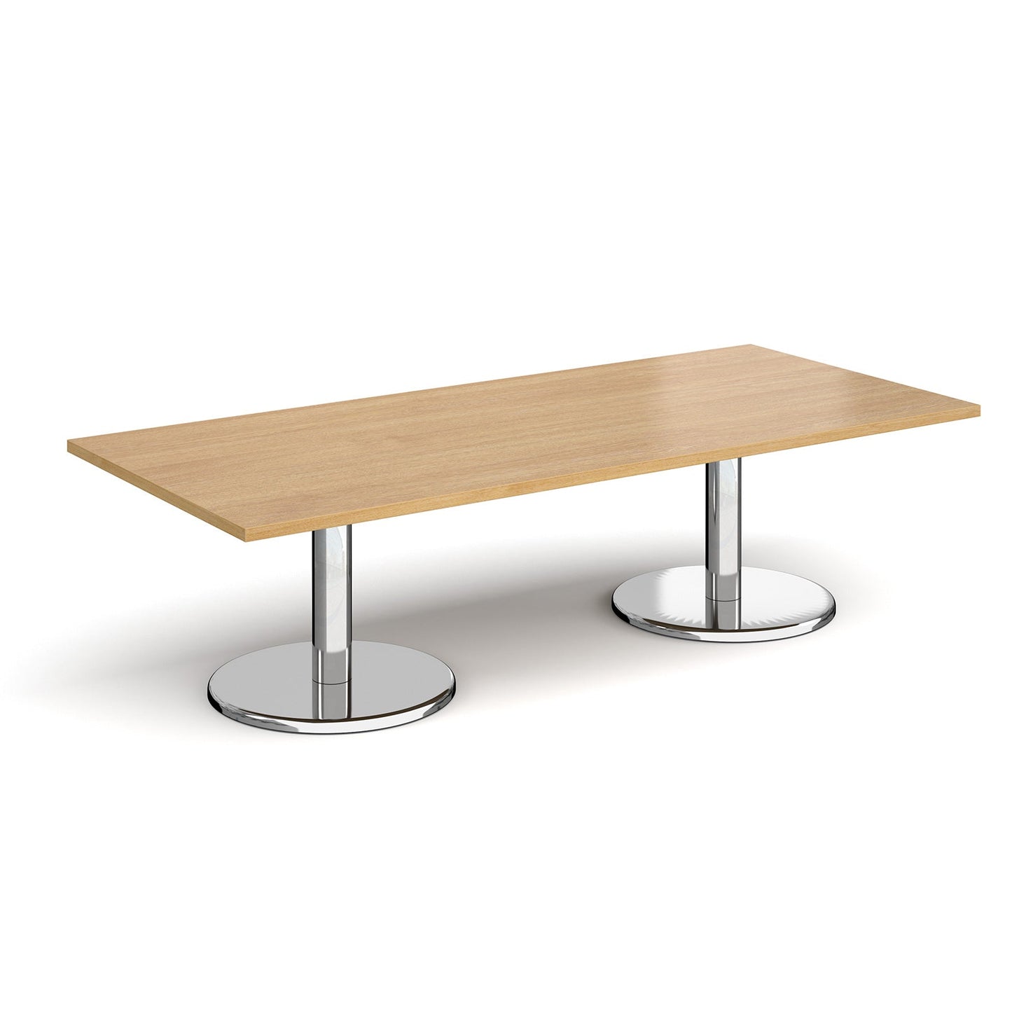 Pisa rectangular coffee table with round bases