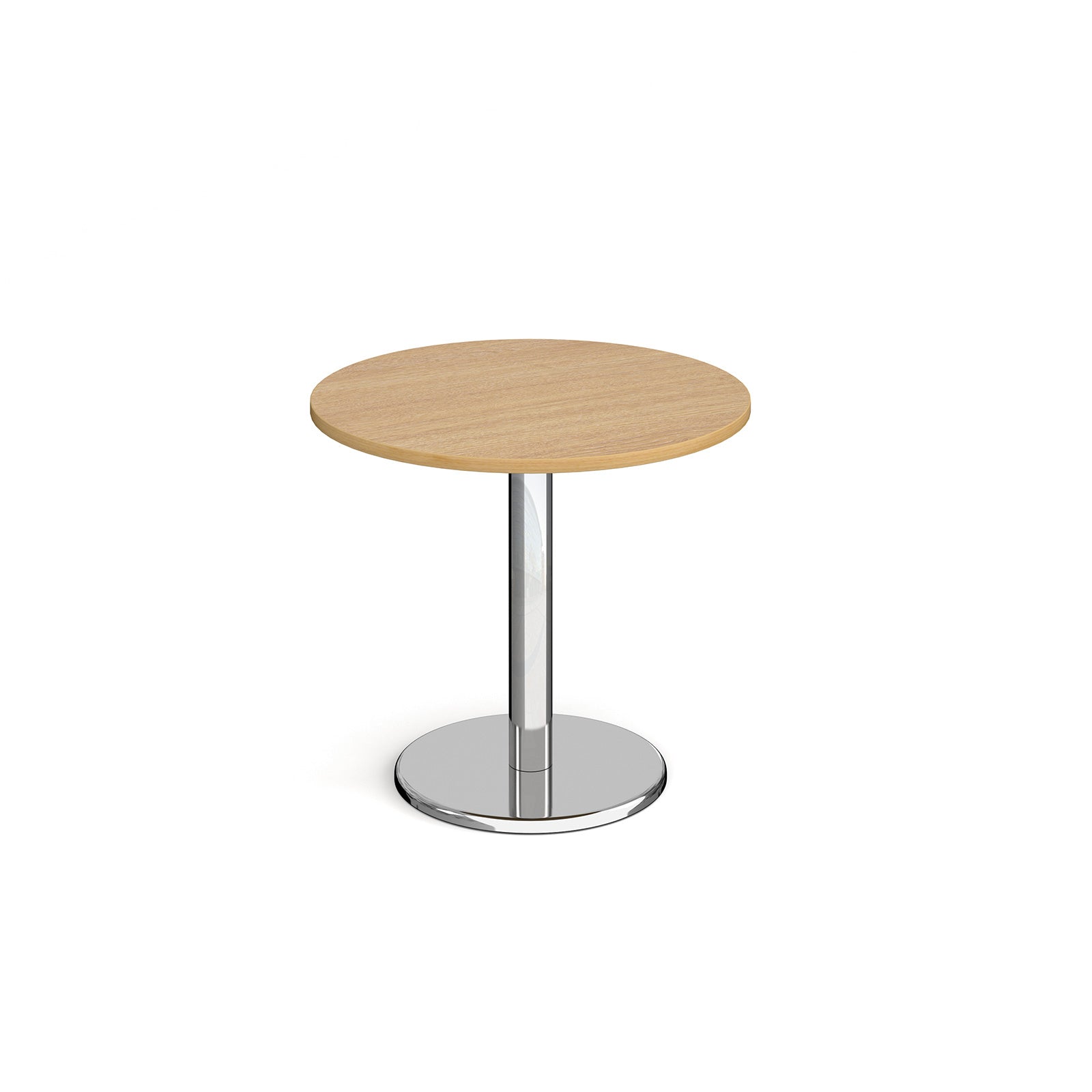 Pisa circular dining table with round base