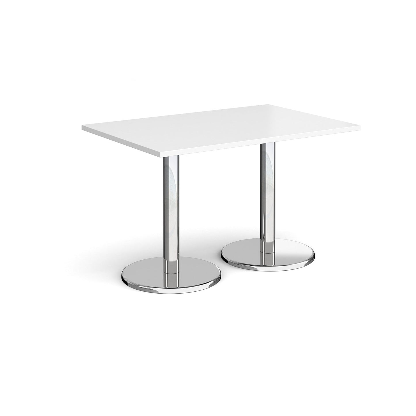 Pisa rectangular dining table with round bases