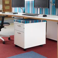 Mobile pedestal seat pad kit