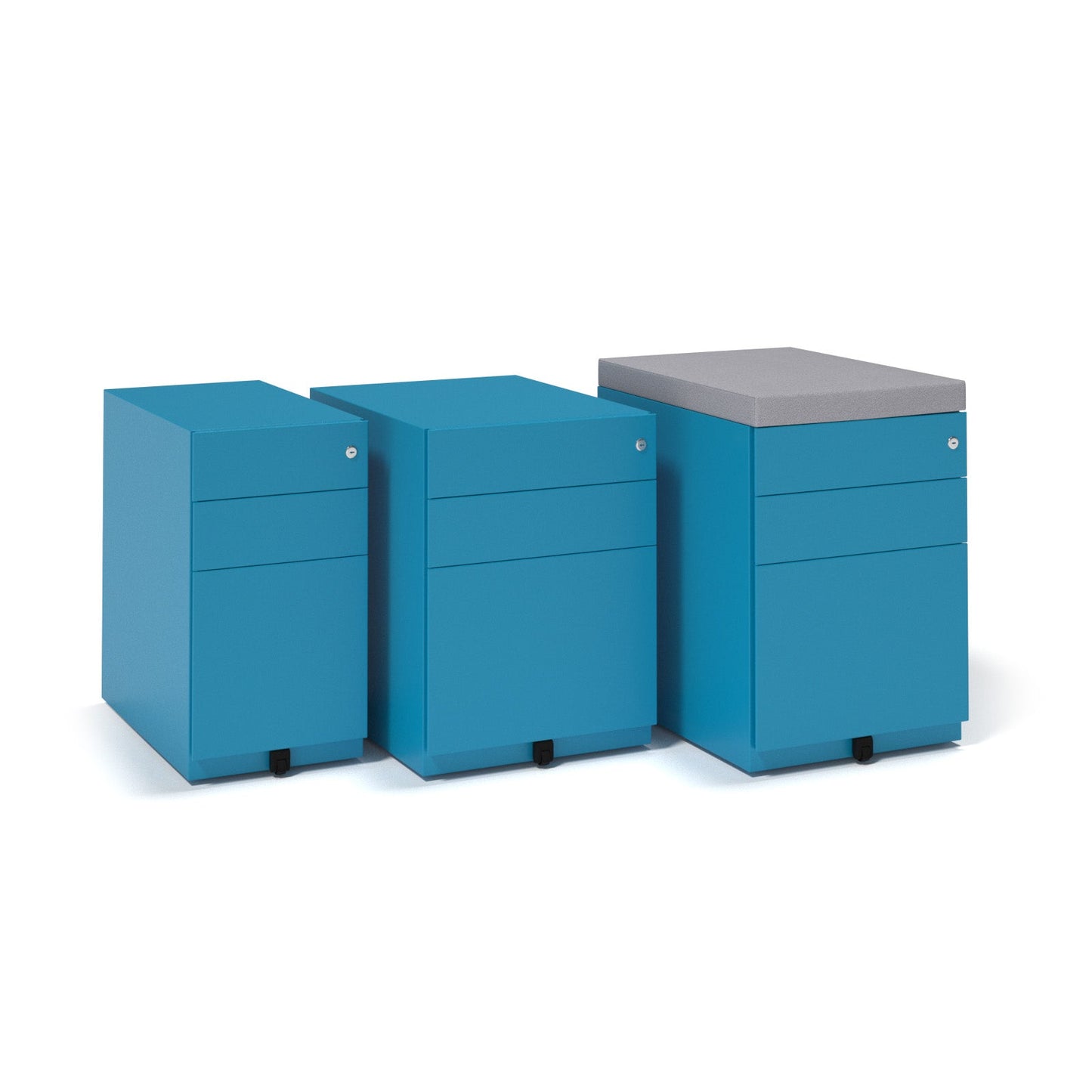 Bisley slimline steel pedestal