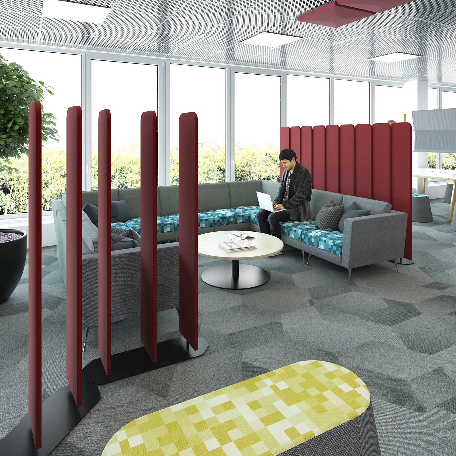Piano Keys acoustic screen
