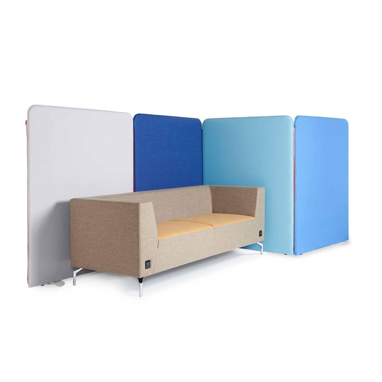 Low Back Three Seater Sofa