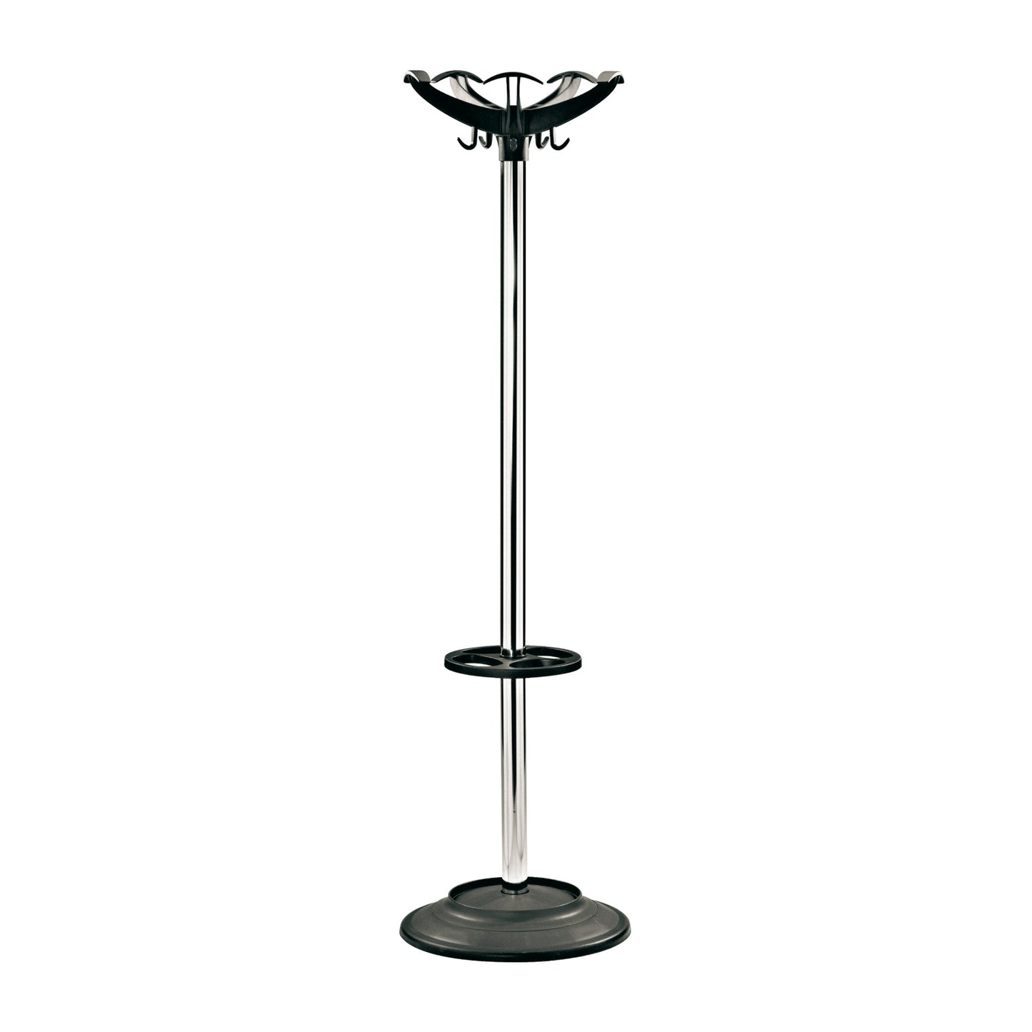 Coat and umbrella stand - black