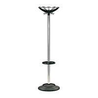 Coat and umbrella stand - black