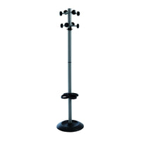Coat and umbrella stand - black