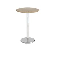 Pisa circular poseur table with round base