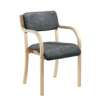 Prague wooden frame conference chair