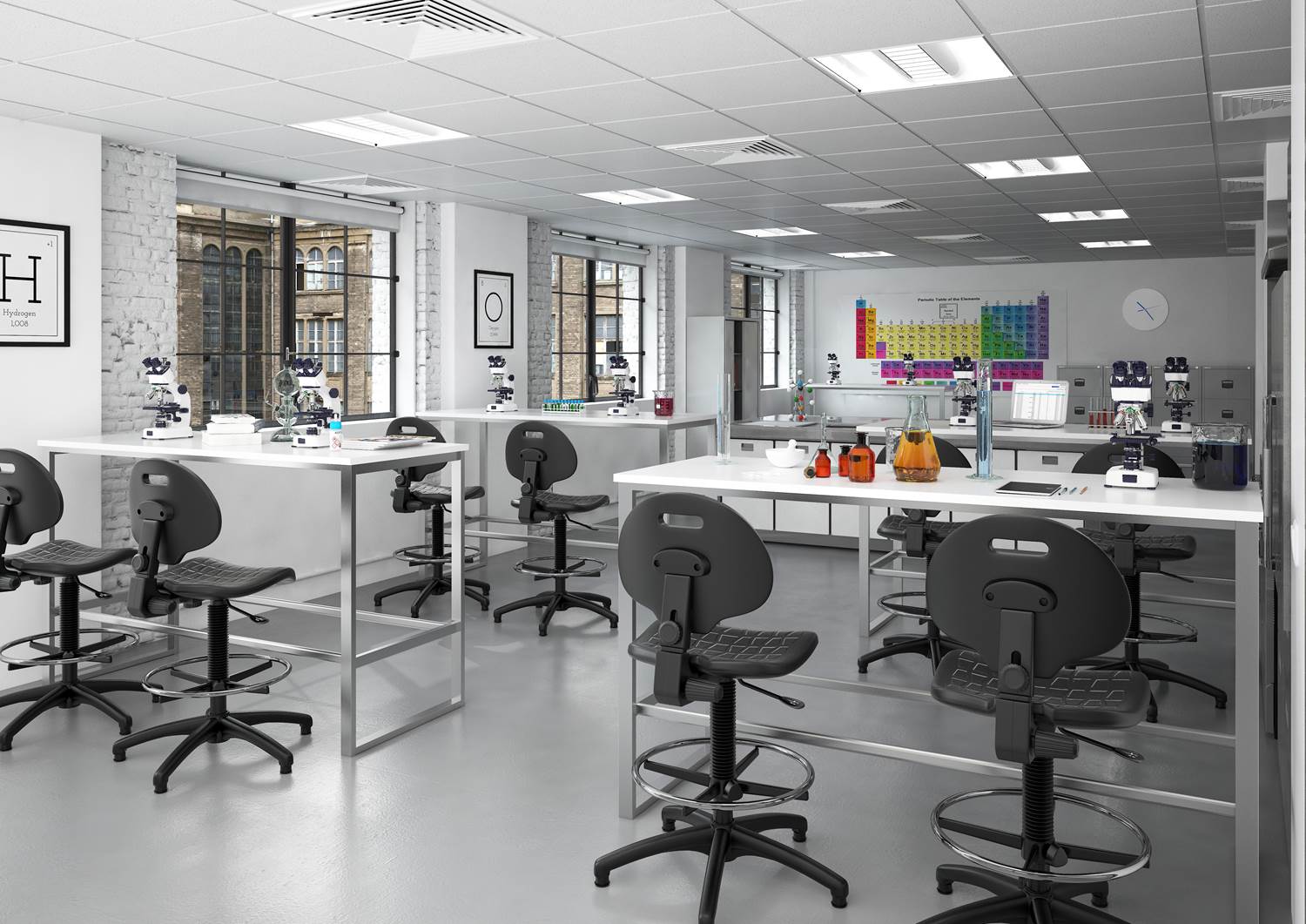 Prema polyurethane industrial operators chair