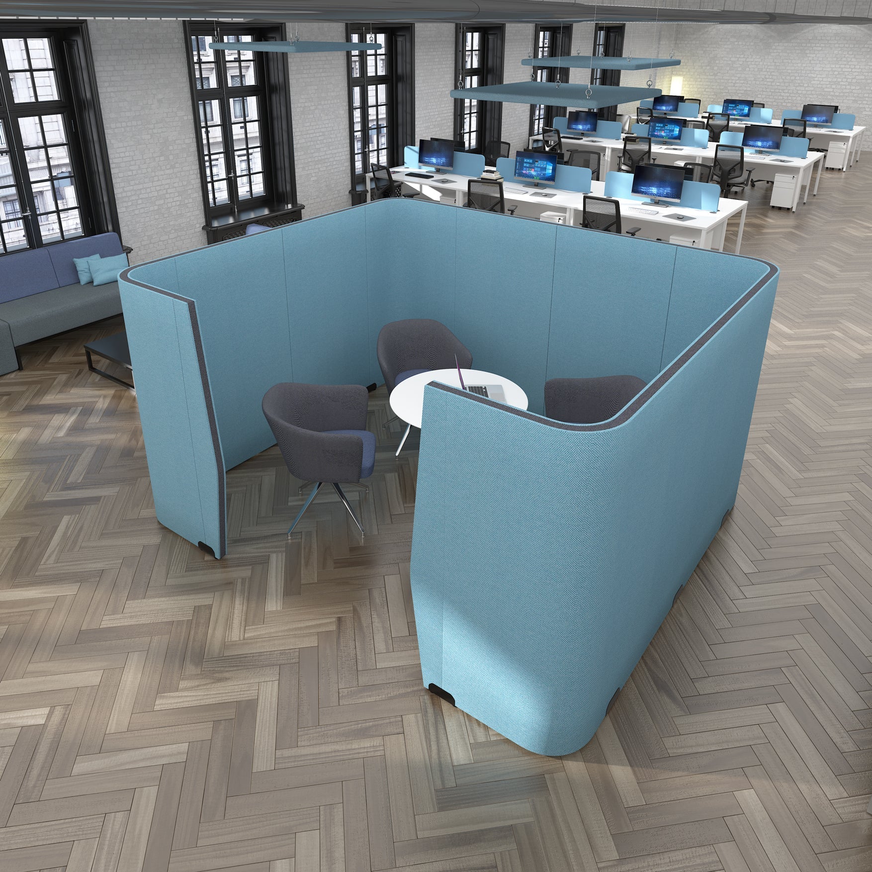 Priva square modular screen