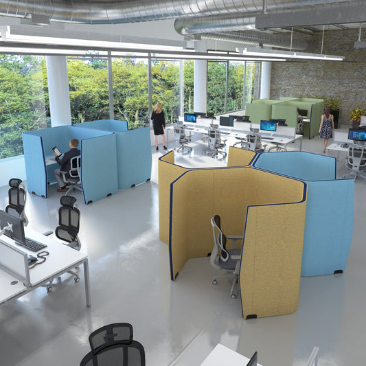 Priva angled workstations