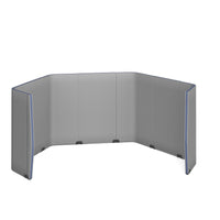 Priva half hexagon modular screens