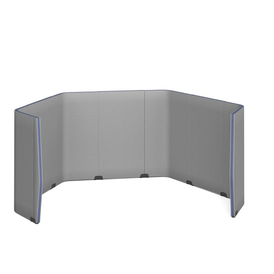 Priva half hexagon modular screens