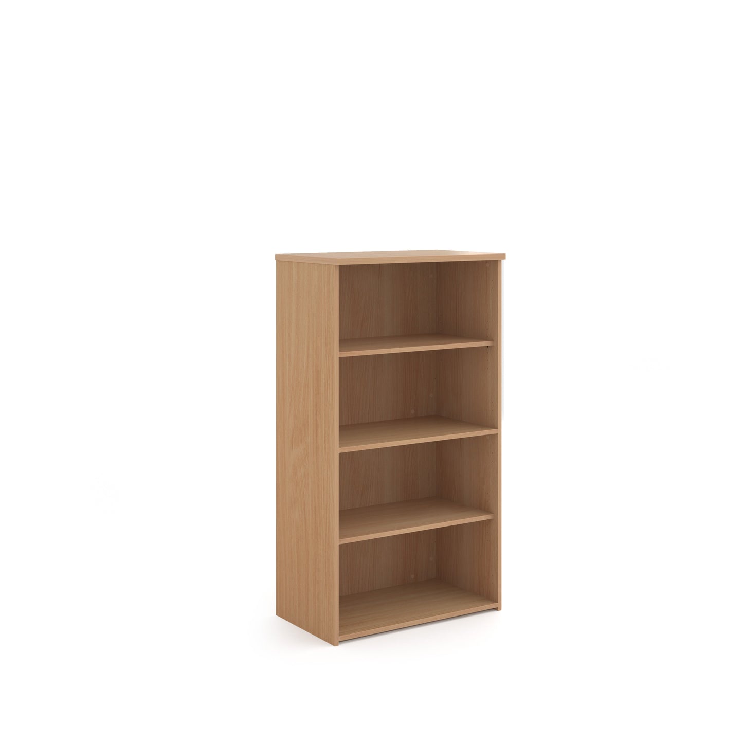 Universal bookcase with shelves