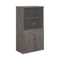 Universal combination unit with glass upper doors
