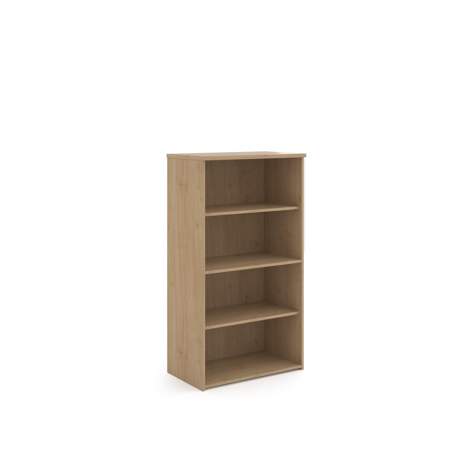 Universal bookcase with shelves