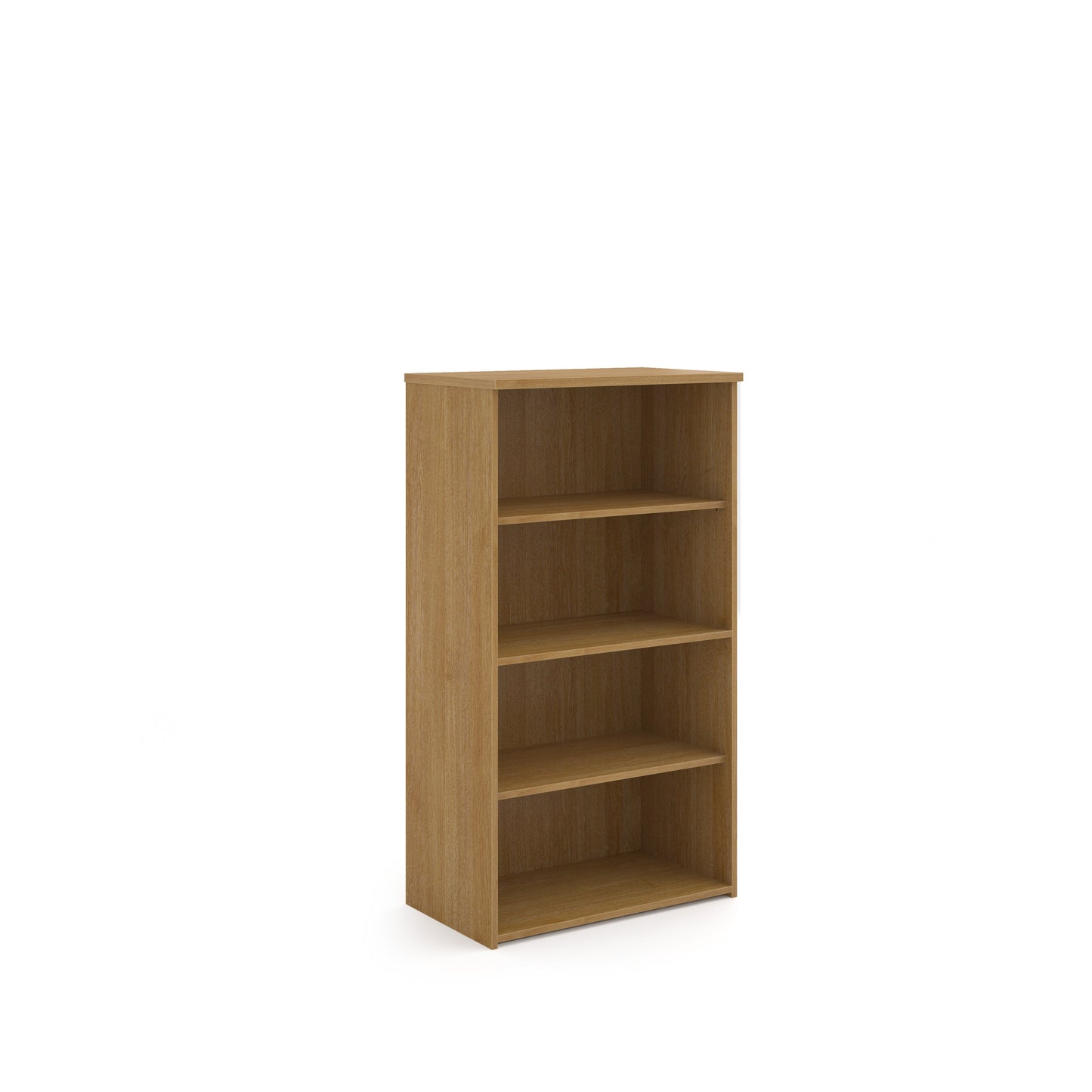 Universal bookcase with shelves
