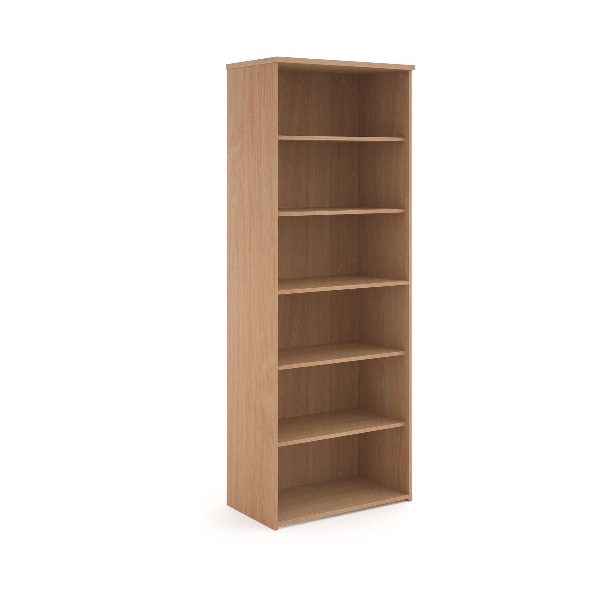 Universal bookcase with shelves