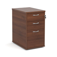 Desk high pedestal 600mm with silver handles