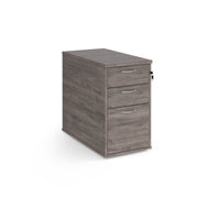 Desk high pedestal 800mm with silver handles