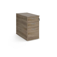 Desk high pedestal 800mm with silver handles