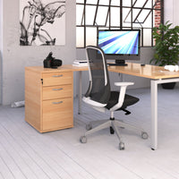 Desk extension pedestal