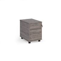 Mobile pedestal with silver handles