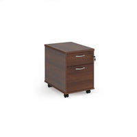 Mobile pedestal with silver handles