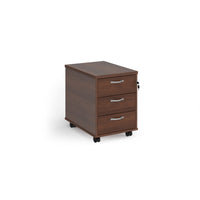 Mobile pedestal with silver handles