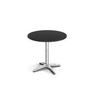 Roma circular dining table with 4 leg base