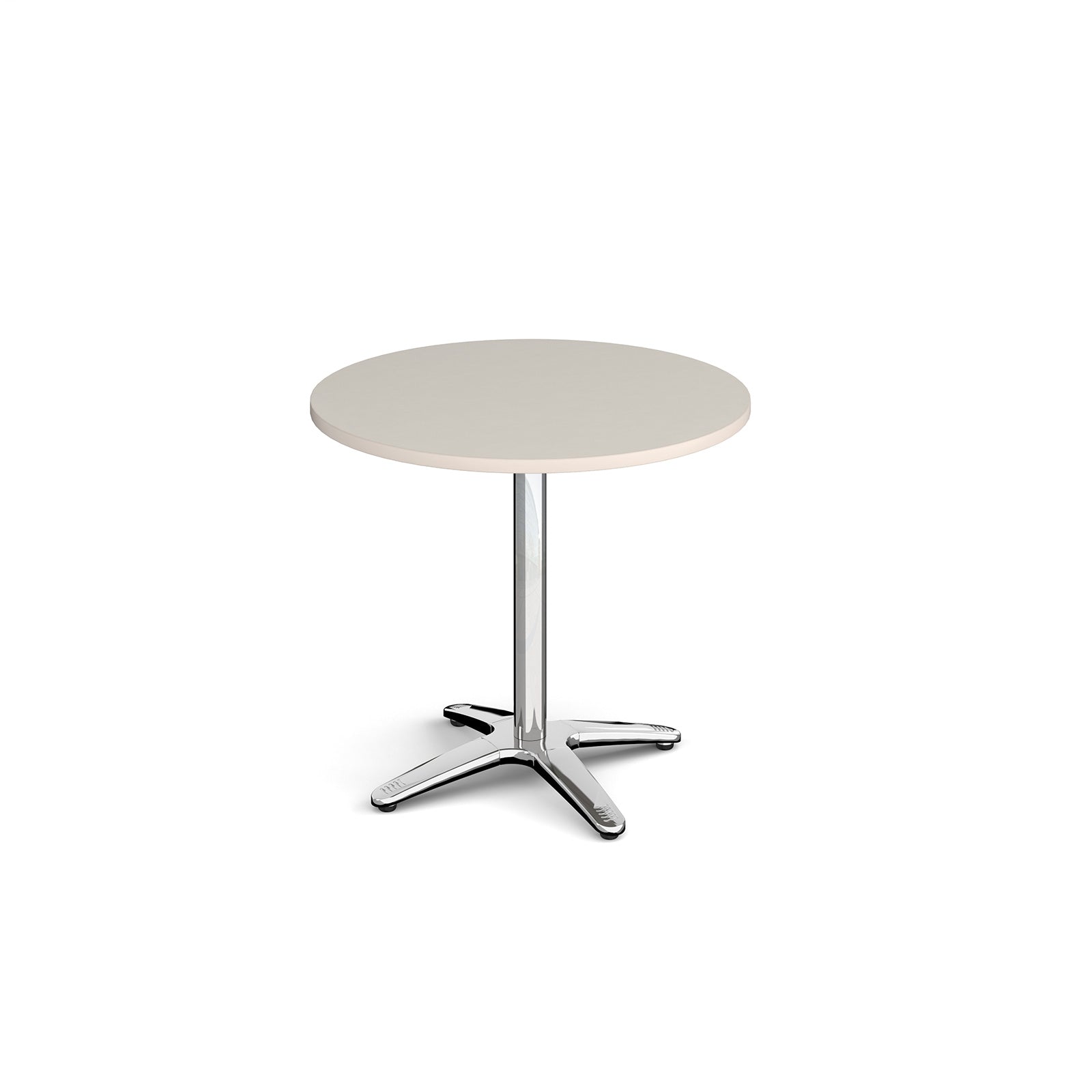Roma circular dining table with 4 leg base