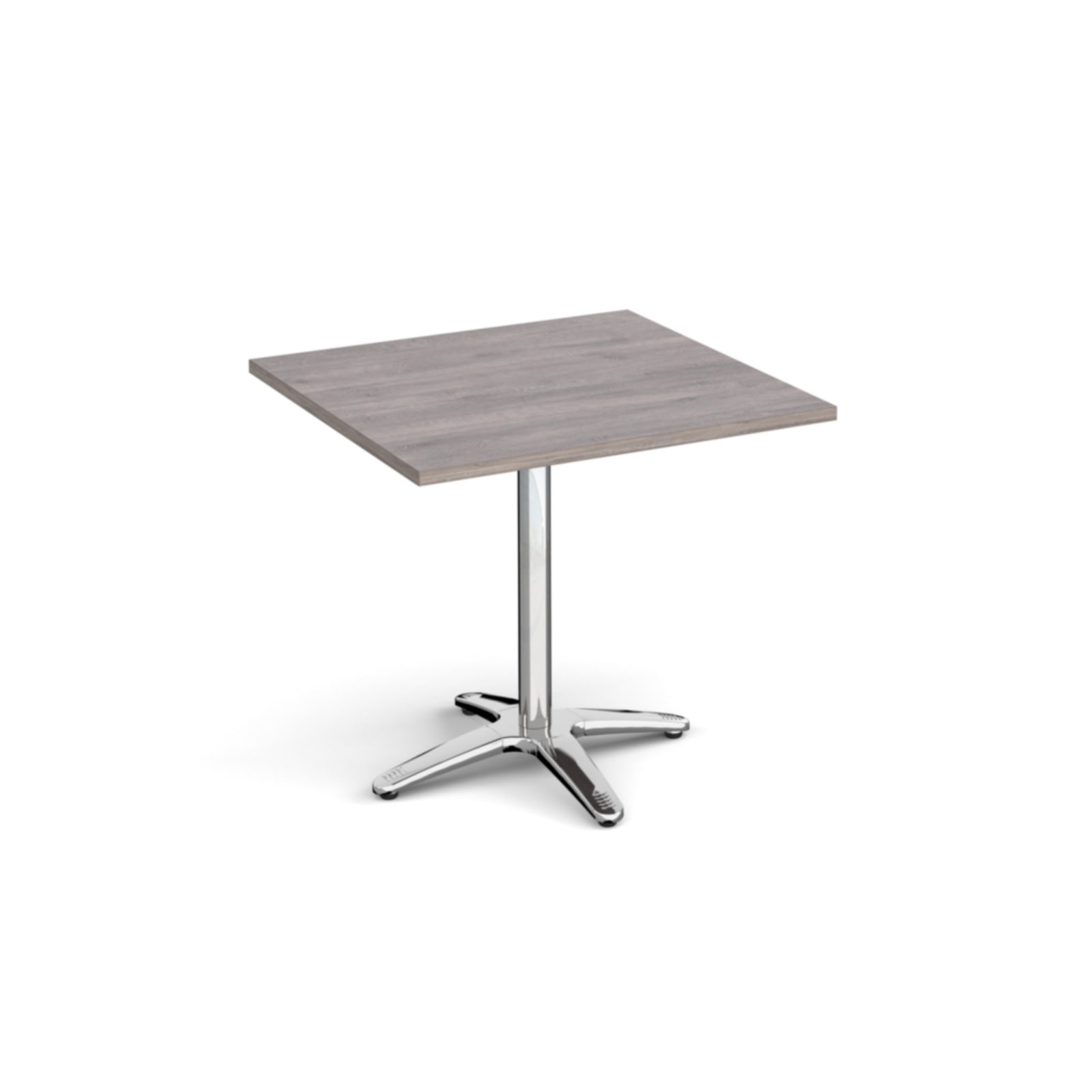 Roma square dining table with 4 leg base