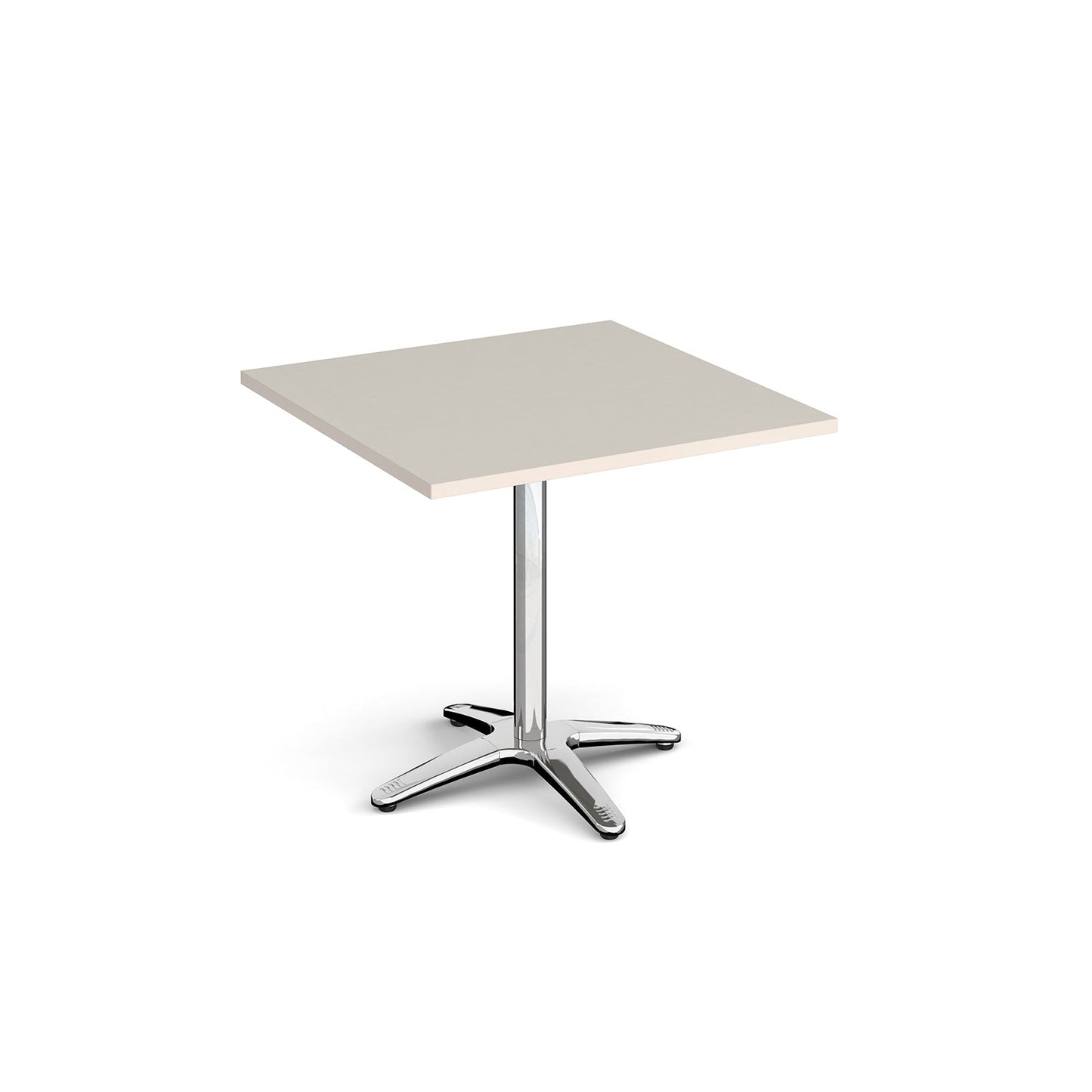 Roma square dining table with 4 leg base