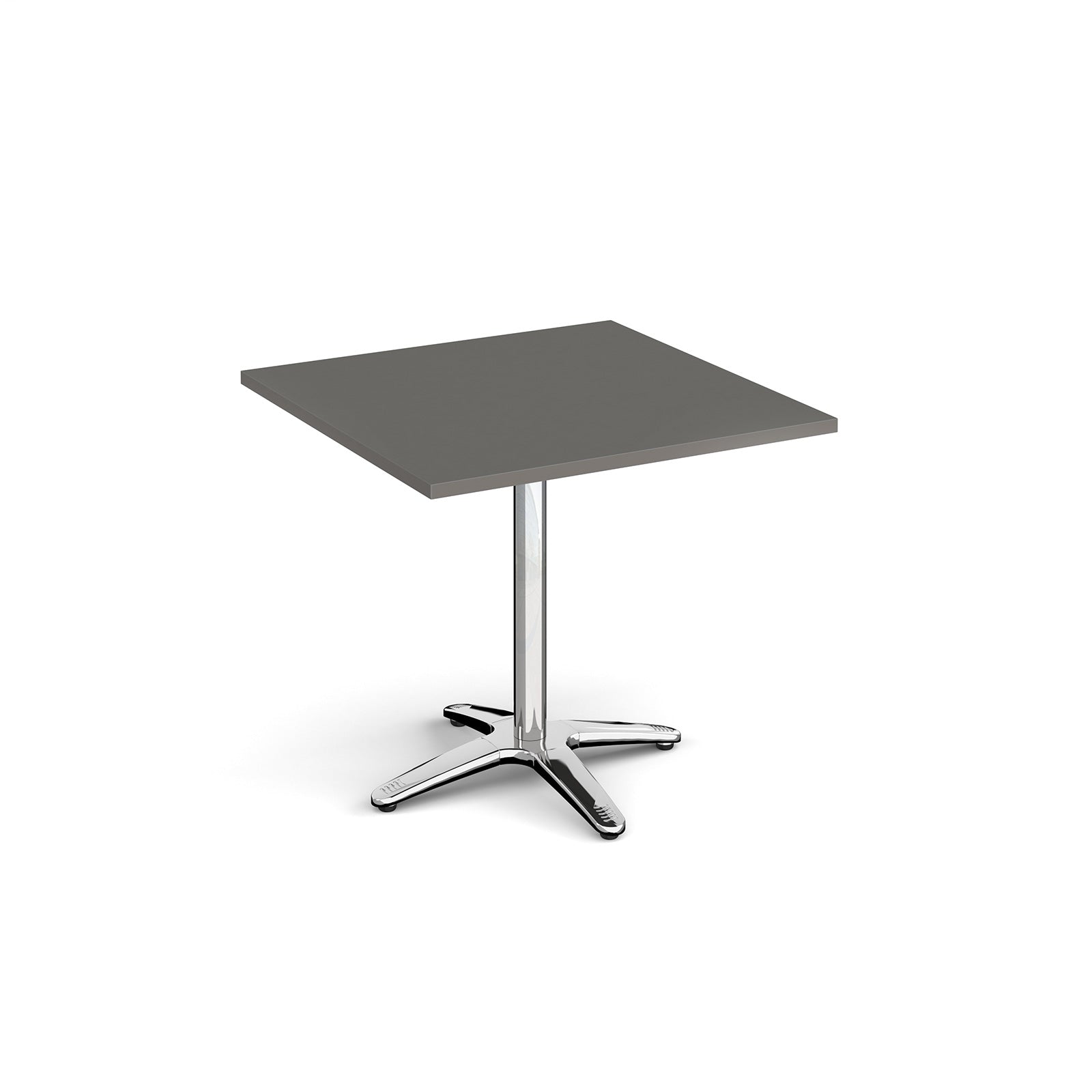 Roma square dining table with 4 leg base