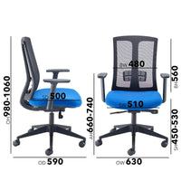 Ronan mesh back operators chair
