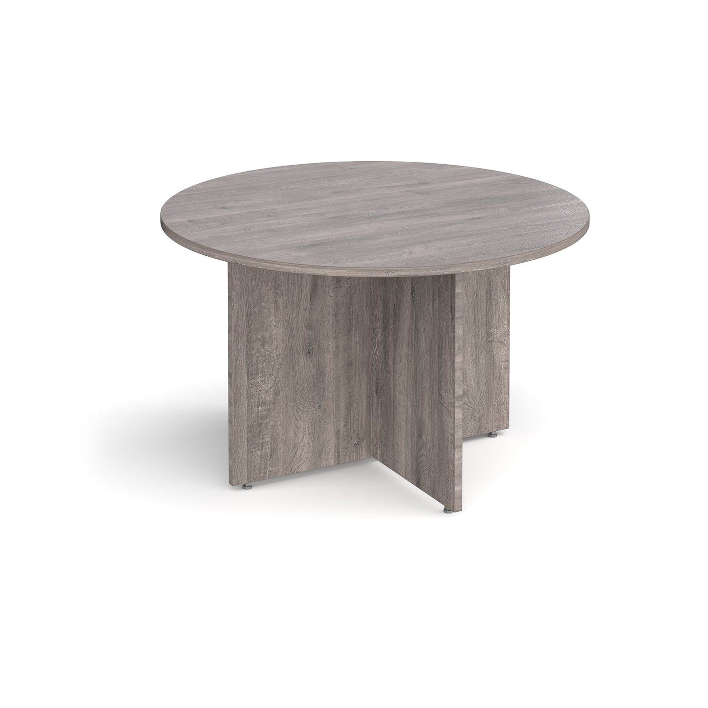 Arrow head leg circular meeting table