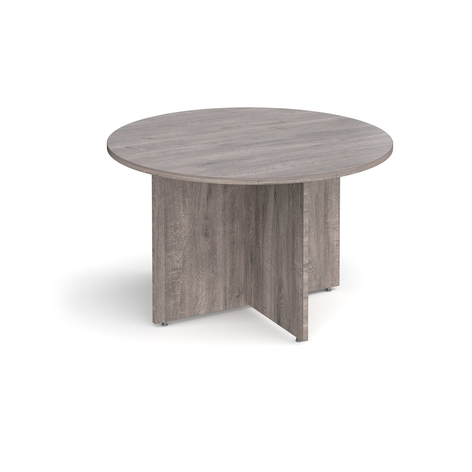 Arrow head leg circular meeting table