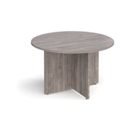 Arrow head leg circular meeting table