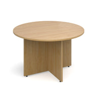 Arrow head leg circular meeting table