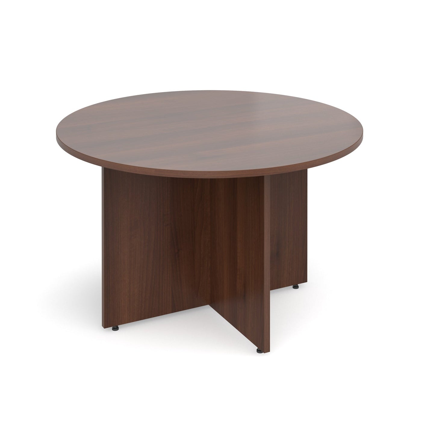 Arrow head leg circular meeting table