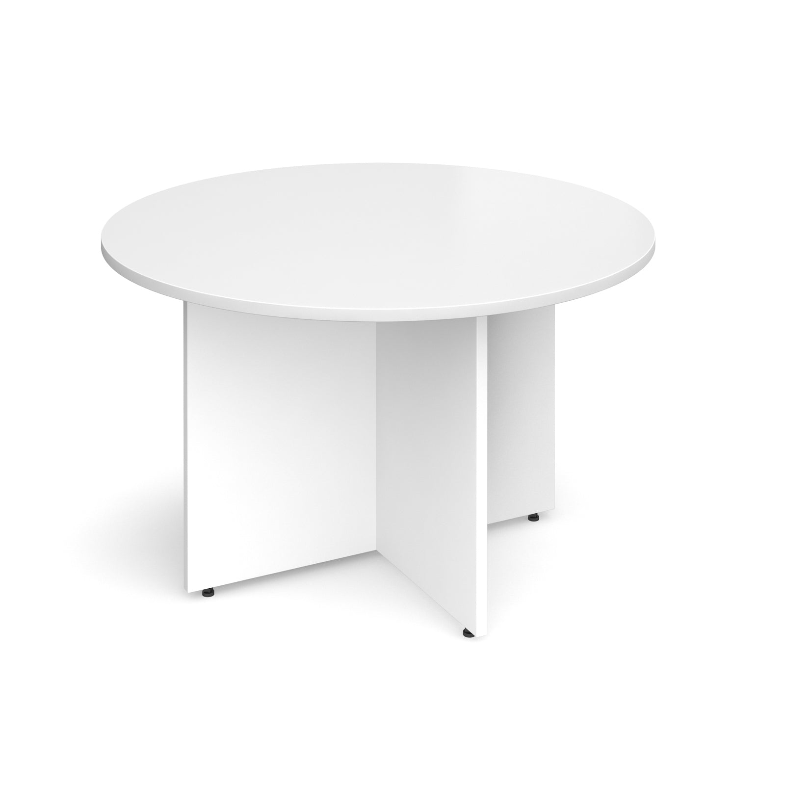 Arrow head leg circular meeting table
