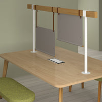 Saxon worktable hanging screen