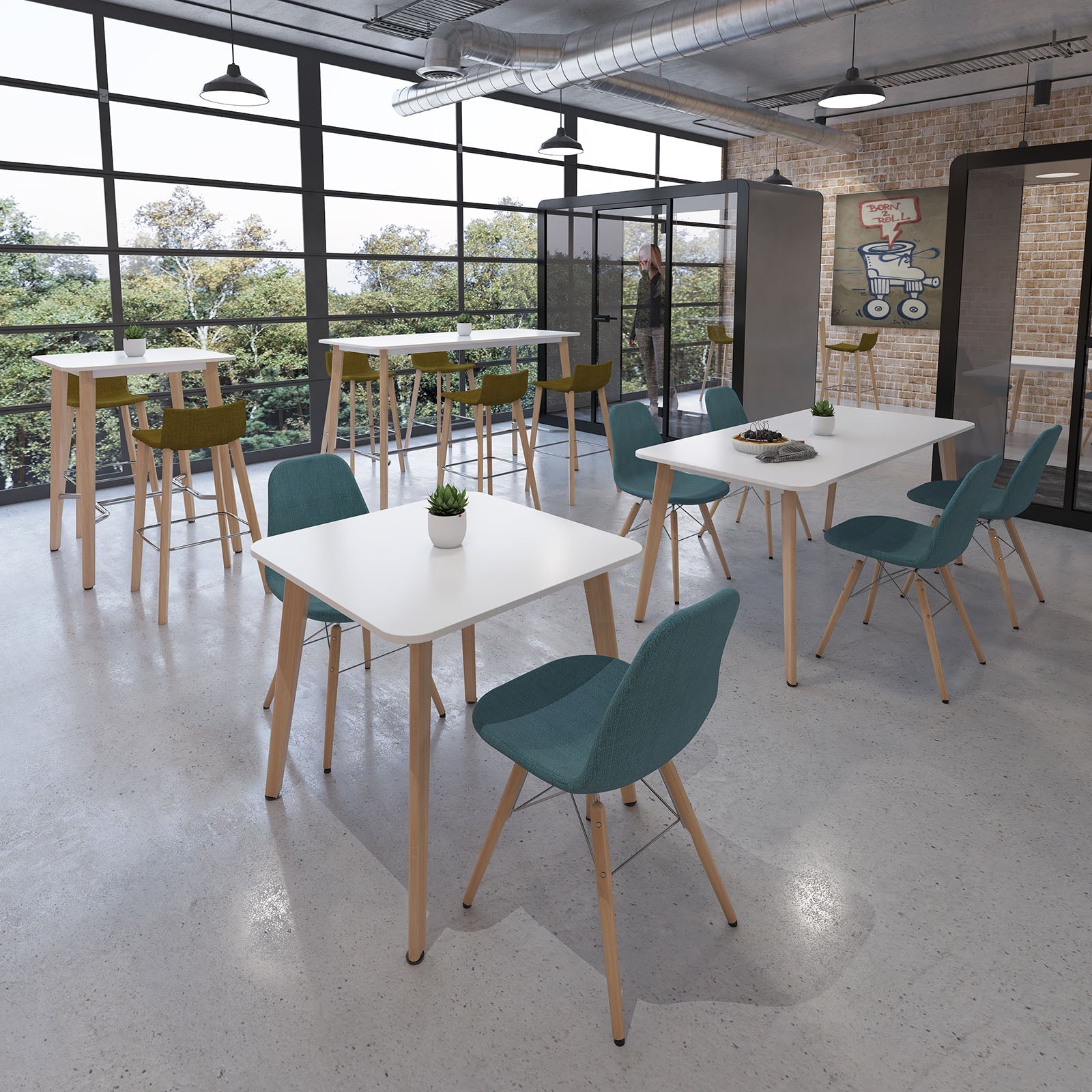 Saxon square worktable
