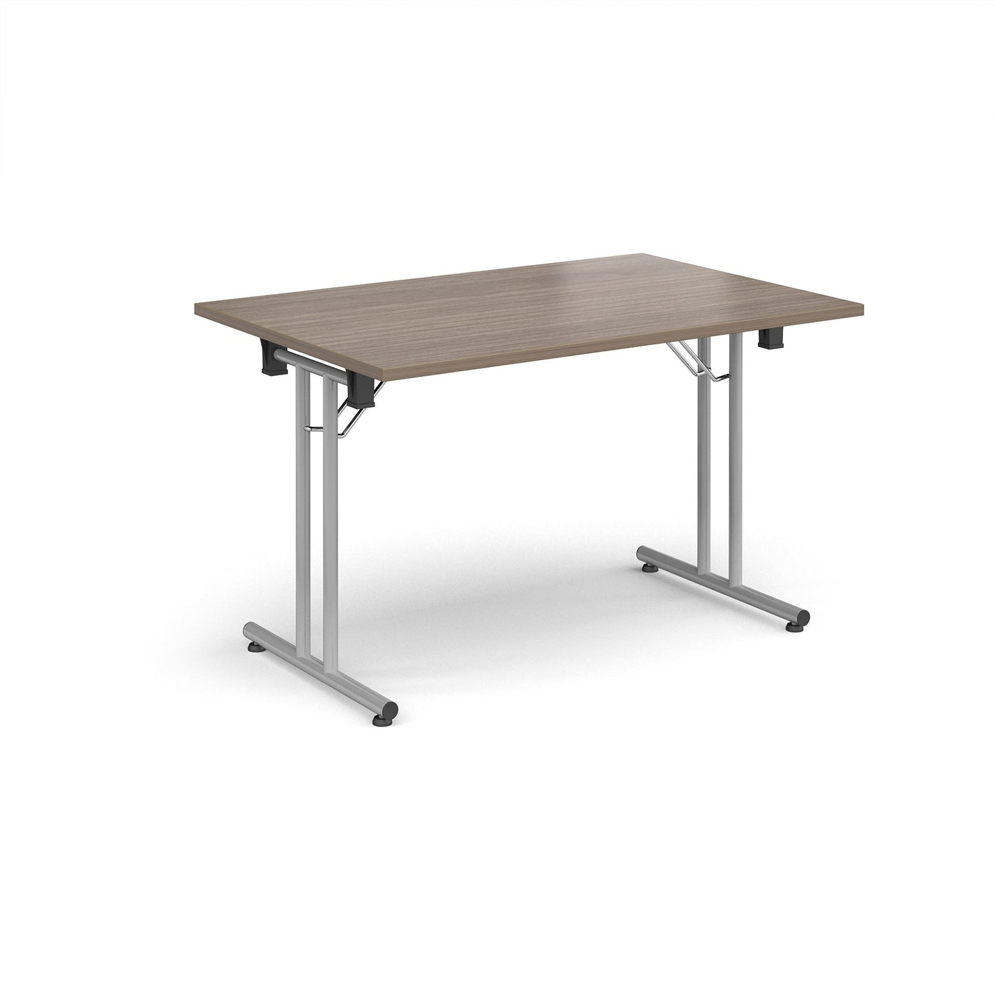 Rectangular folding leg table with straight feet