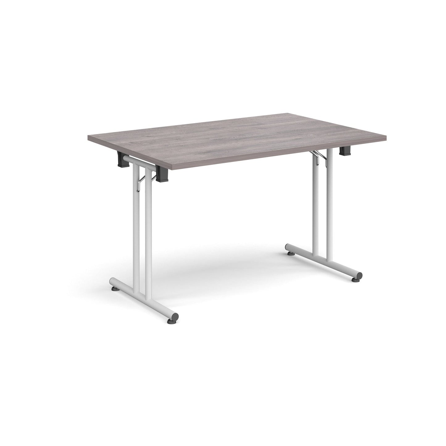 Rectangular folding leg table with straight feet