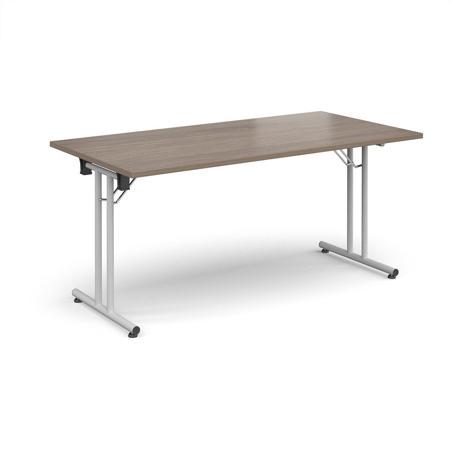 Rectangular folding leg table with straight feet