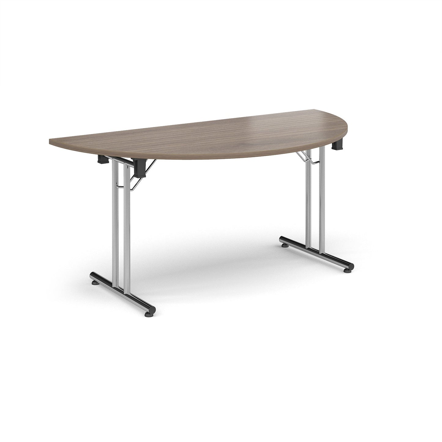 Rectangular folding leg table with straight feet