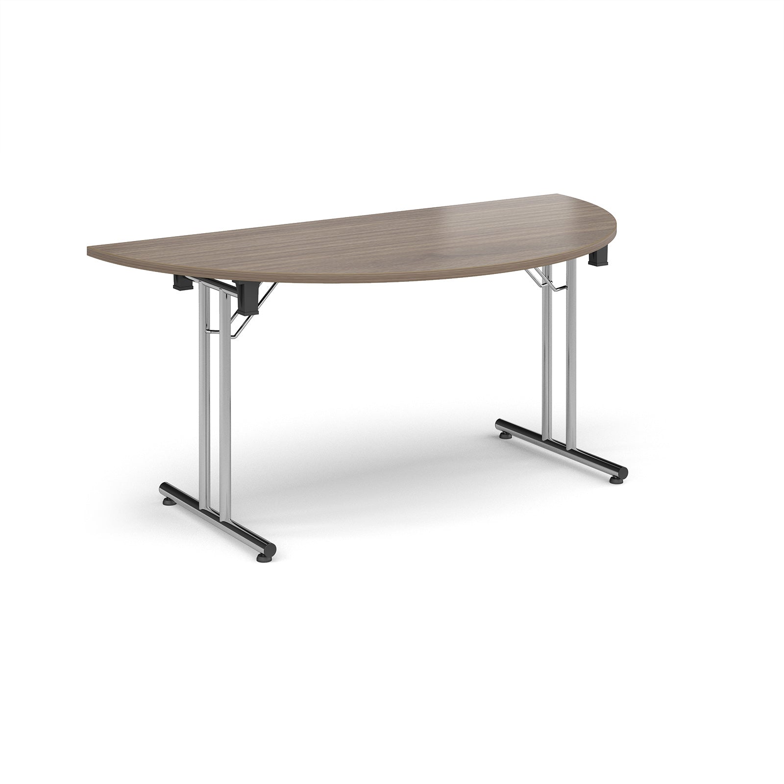 Rectangular folding leg table with straight feet